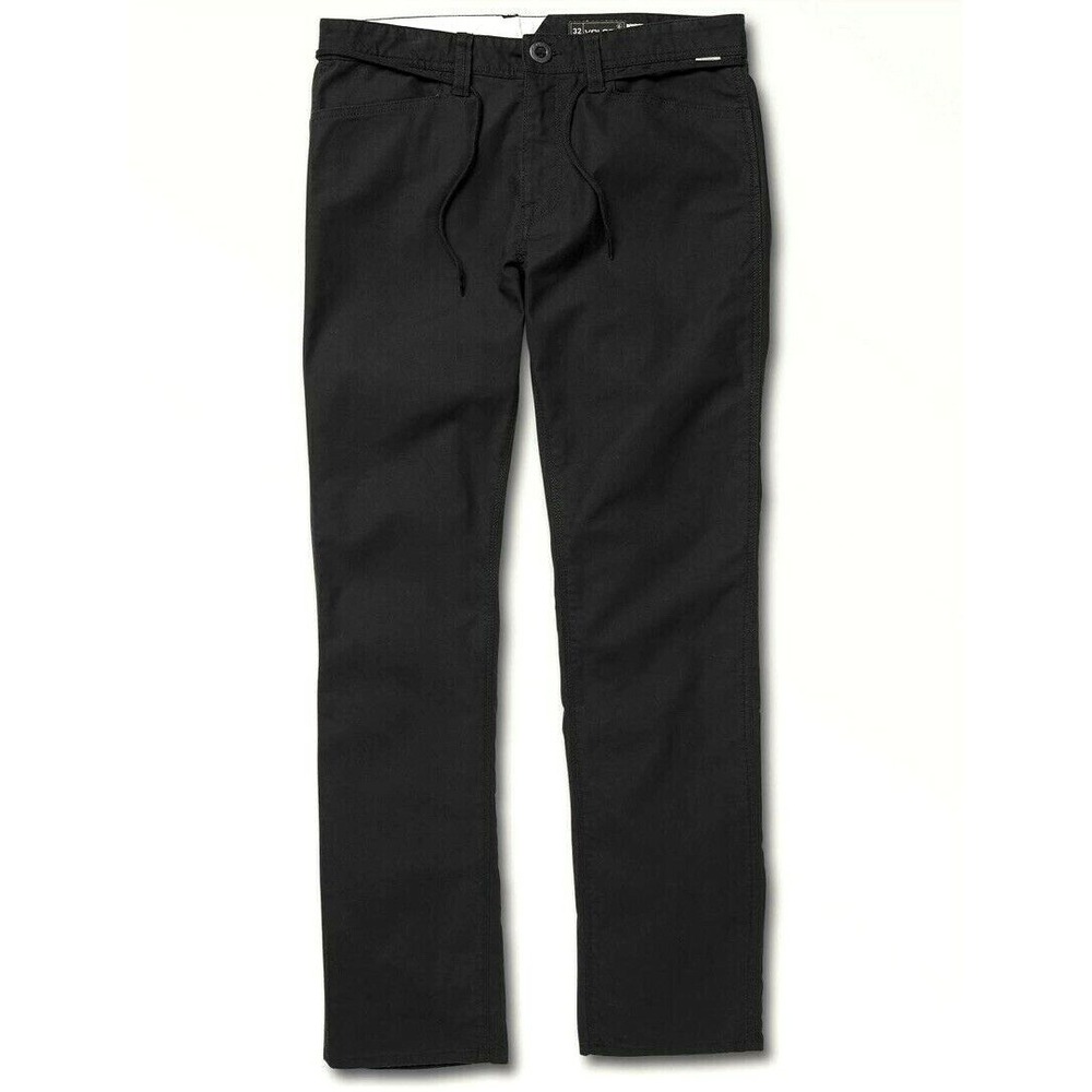 Volcom Mens VSM Gritter Plus Modern Workwear Chino Pant Black 28 New with Tags